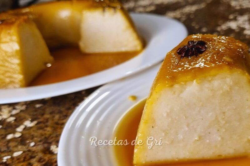 Flan Casero de Avena y Canela