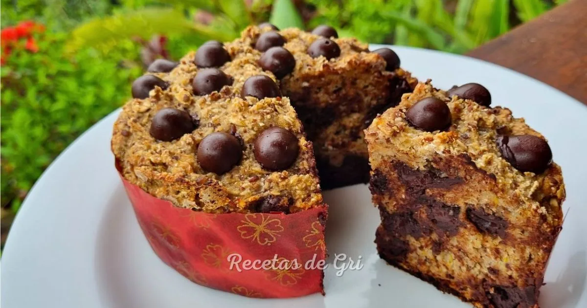 Pan dulce de Avena y Chocolate – Sin Azúcar