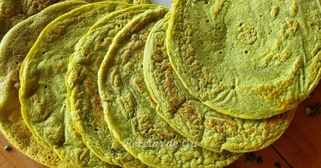 Tortillas Sin Gluten de Arvejas