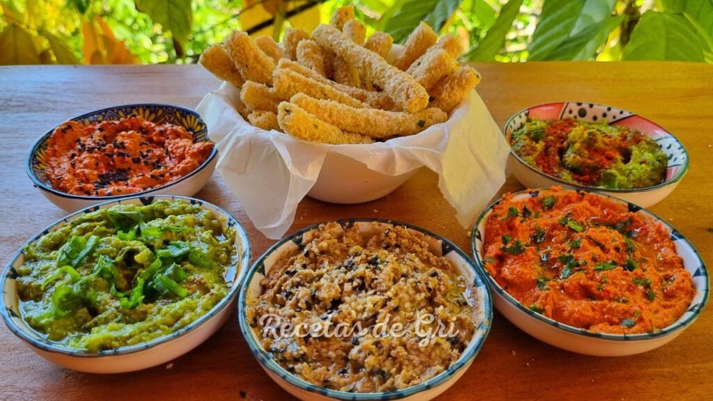 palitos sin gluten con aderezos