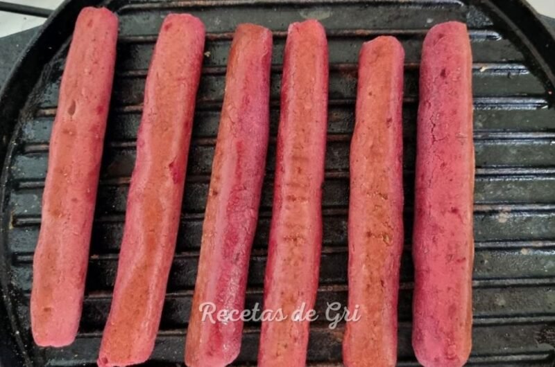 Salchichas Vegetales a Base de Lentejas