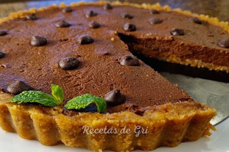 Tarta de Chocolate sin Gluten y sin Horno!