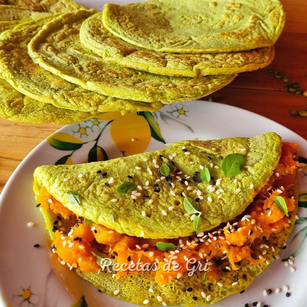 tortillas de arvejas