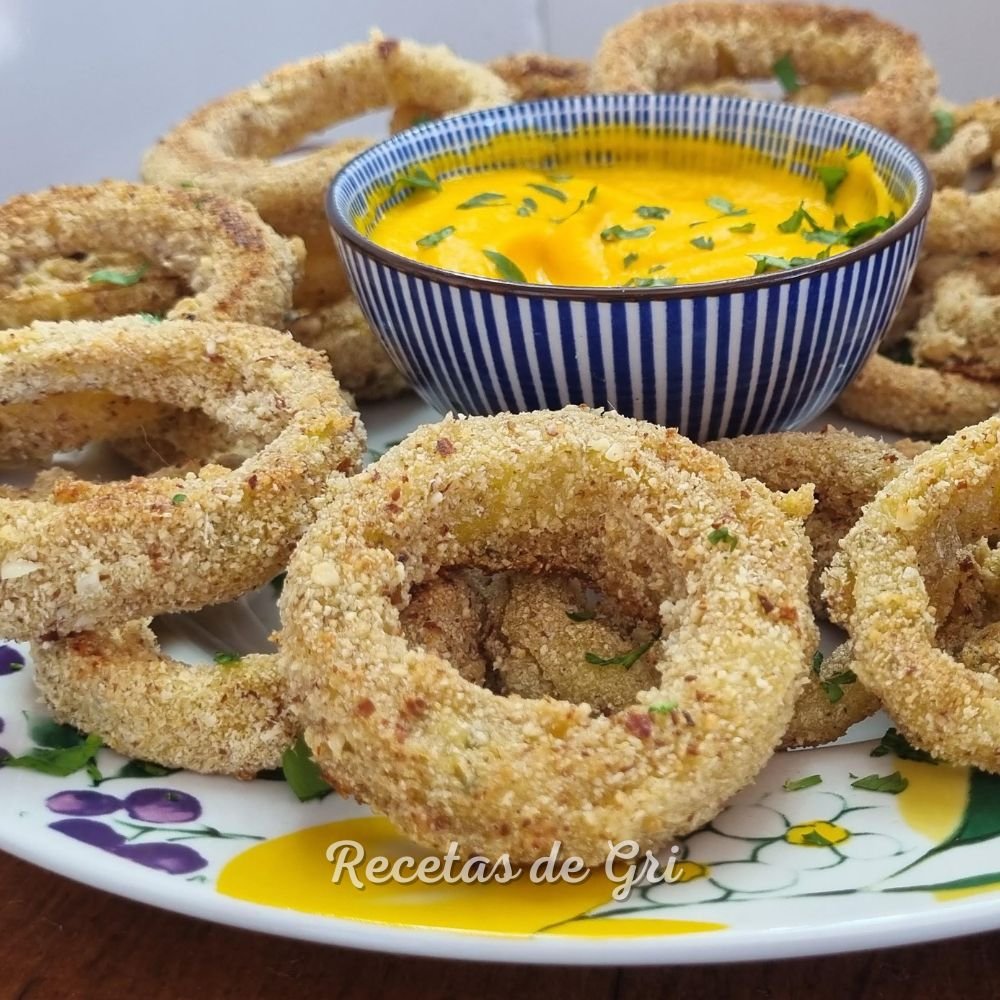 aros de cebolla saludables