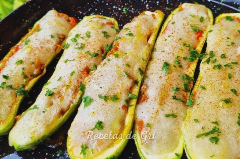 Calabacines Rellenos con Bolognesa Vegetal