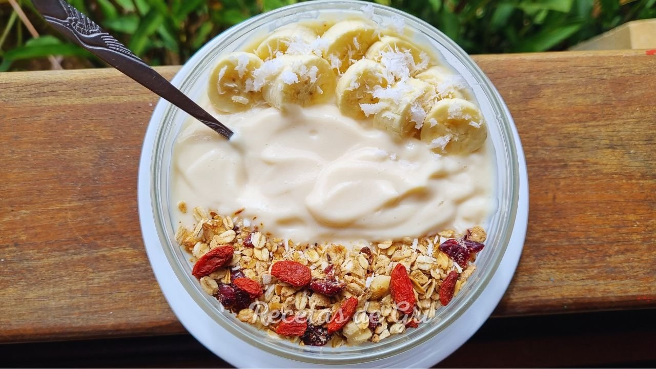 yogurt vegano de garbanzo