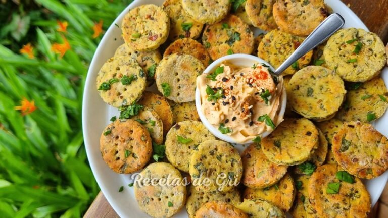 crackers sin gluten con harina de garbanzo