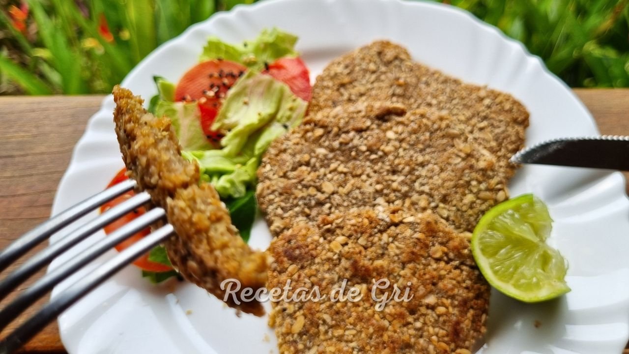 milanesas veganas de quinoa