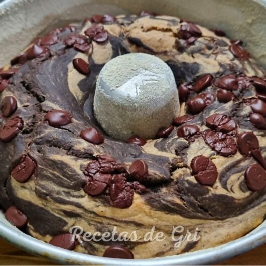 bizcocho de avena y algarroba