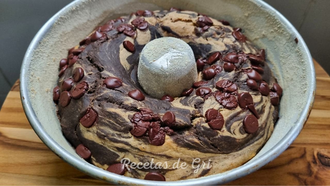 bizcocho de avena y algarroba