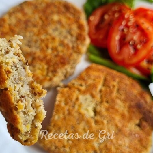 milanesas de garbanzo